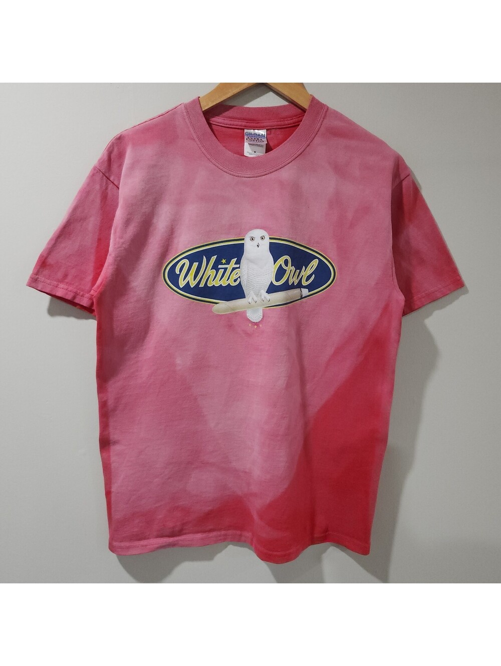 Vintage White Owl Cigar Smoke 420 Kush Promo Sun Faded Distressed Mens Medium